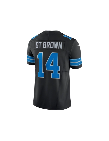 Mens Detroit Lions Amon-Ra St. Brown Black 2nd Alternate Vapor F.U.S.E. Limited Jersey