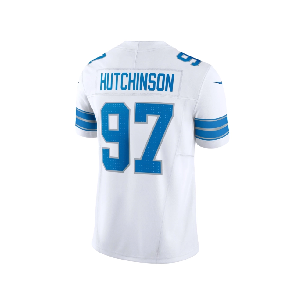 Mens Detroit Lions Aidan Hutchinson White Vapor F.U.S.E. Limited Jersey