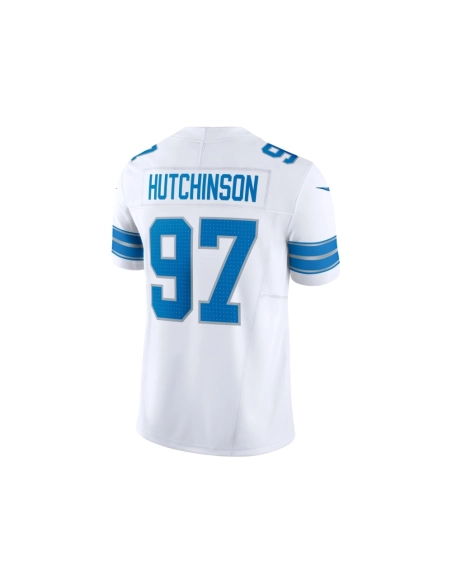 Mens Detroit Lions Aidan Hutchinson White Vapor F.U.S.E. Limited Jersey