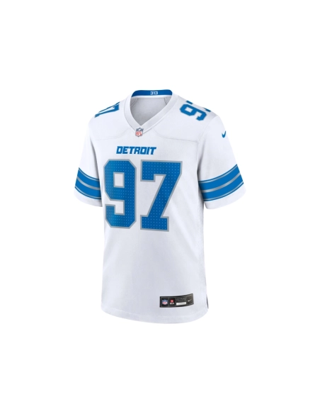 Mens Detroit Lions Aidan Hutchinson White Game Jersey