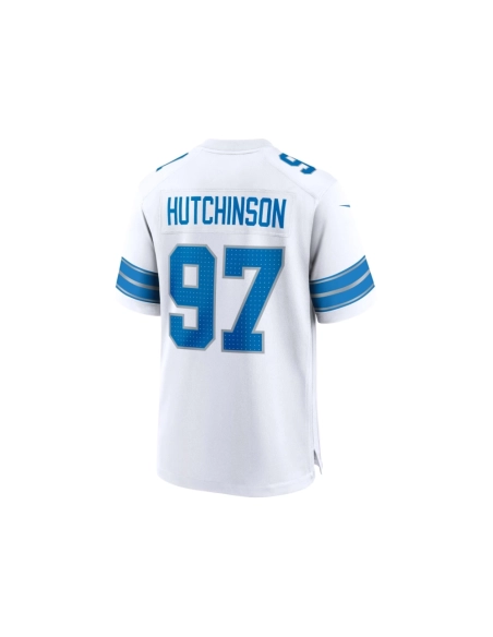 Mens Detroit Lions Aidan Hutchinson White Game Jersey