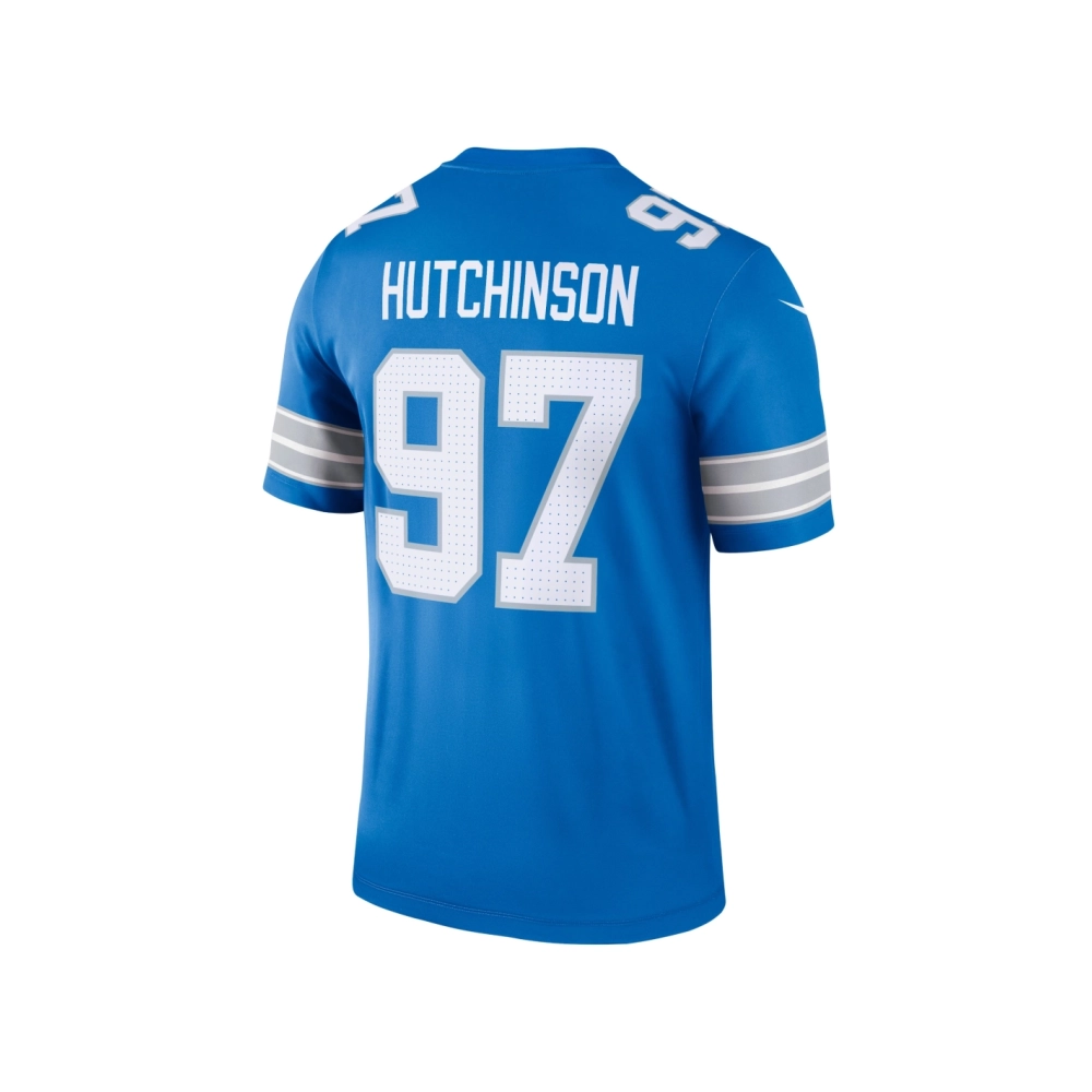 Mens Detroit Lions Aidan Hutchinson Blue Legend Jersey