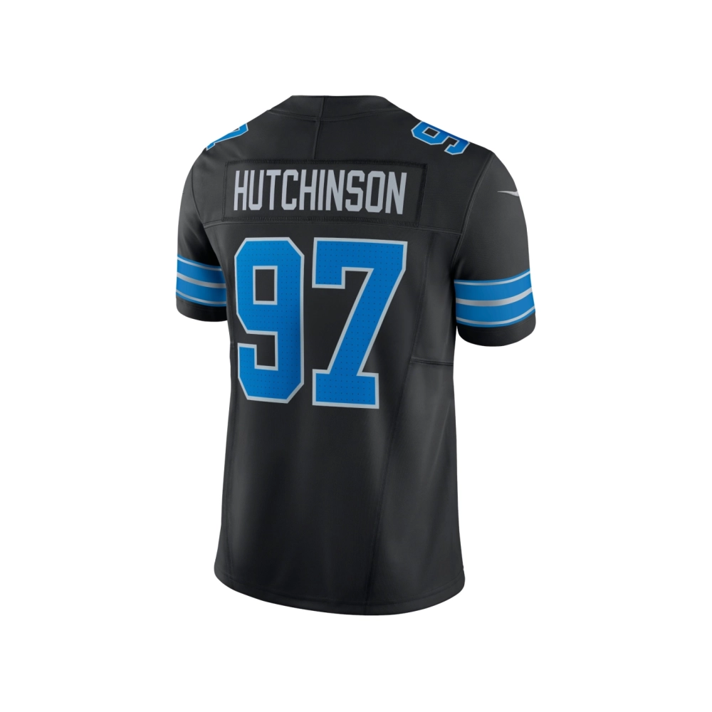 Mens Detroit Lions Aidan Hutchinson Black 2nd Alternate Vapor F.U.S.E. Limited Jersey