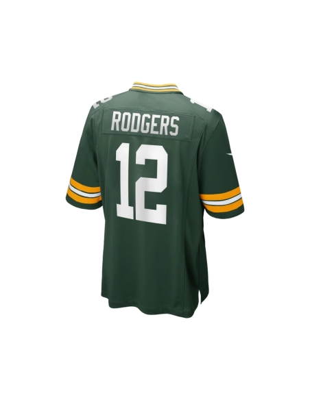 Mens Green Bay Packers Aaron Rodgers Green Game Player Jersey