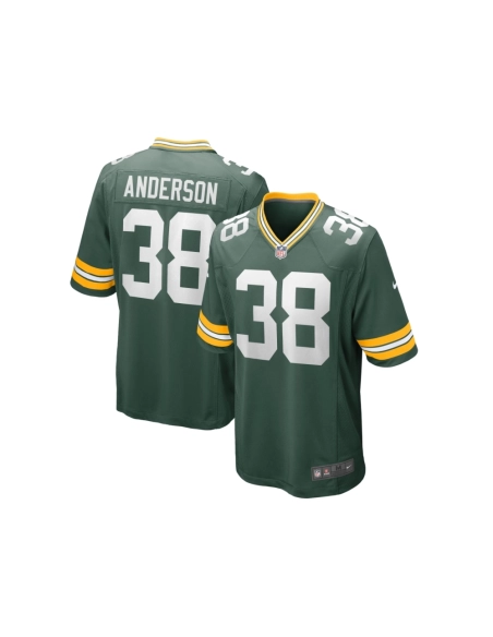 Mens Green Bay Packers Zayne Anderson Green Team Game Jersey