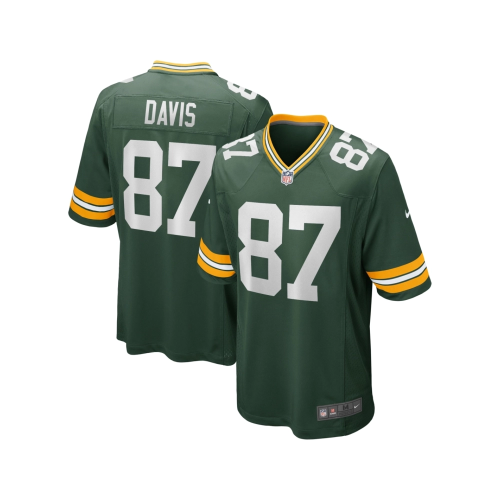 Mens Green Bay Packers Willie Davis Green Game Retired Player Jersey