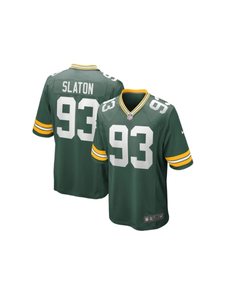 Mens Green Bay Packers T.J. Slaton Green Game Jersey
