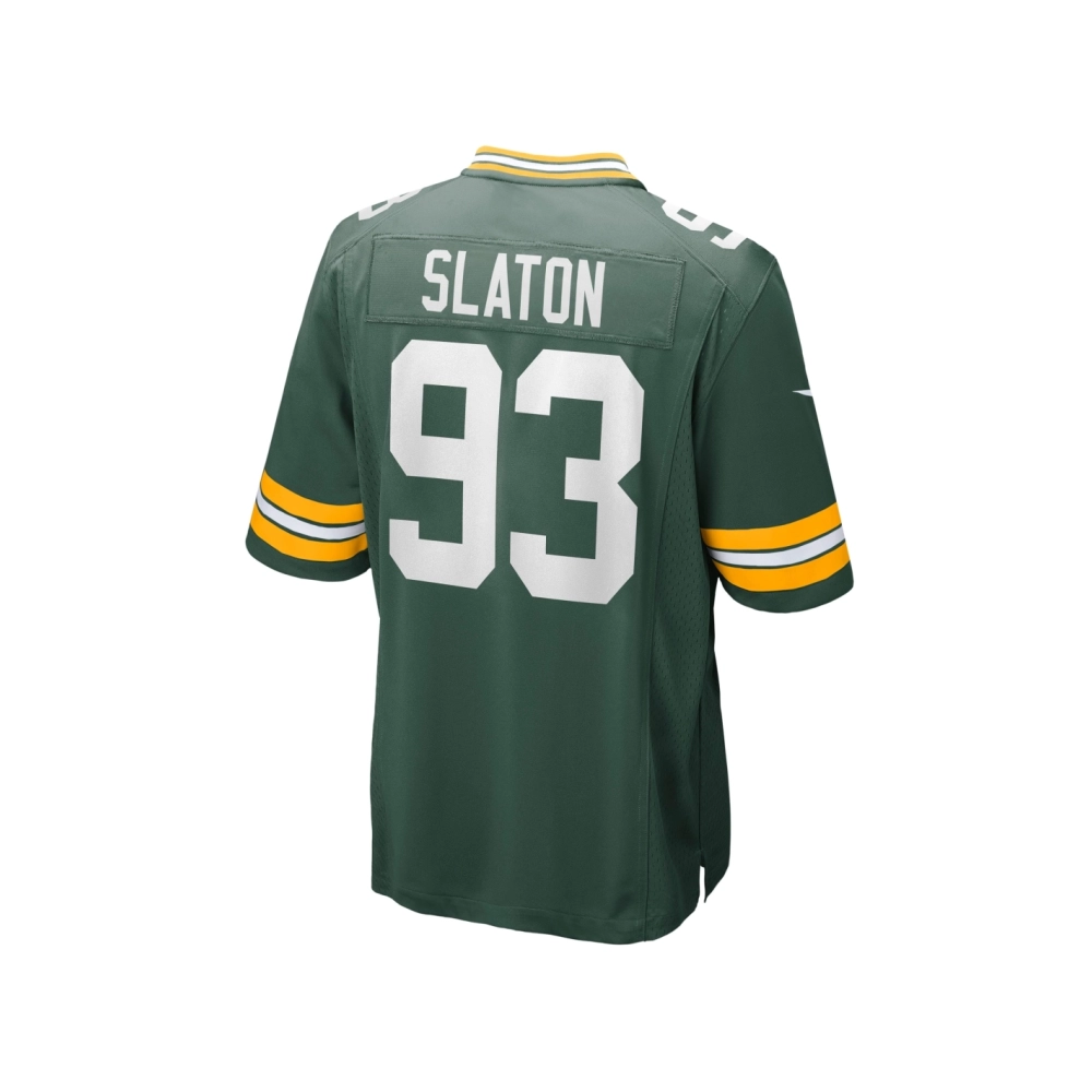 Mens Green Bay Packers T.J. Slaton Green Game Jersey