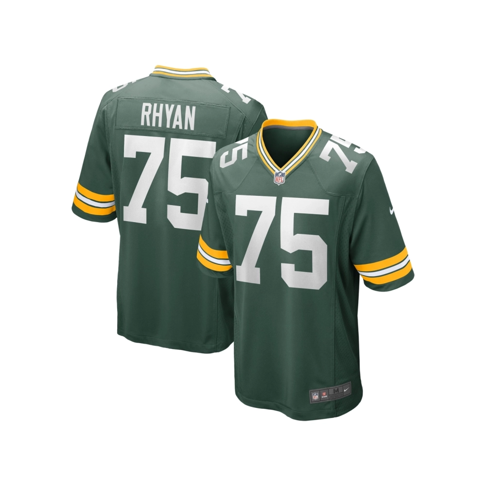 Mens Green Bay Packers Sean Rhyan Green Game Player Jersey