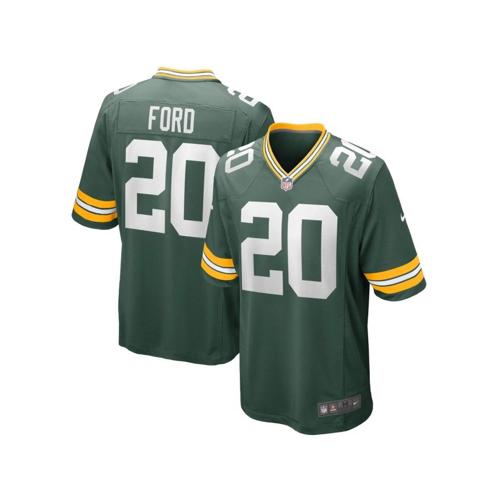 Mens Green Bay Packers Rudy Ford Green Game Player Jersey