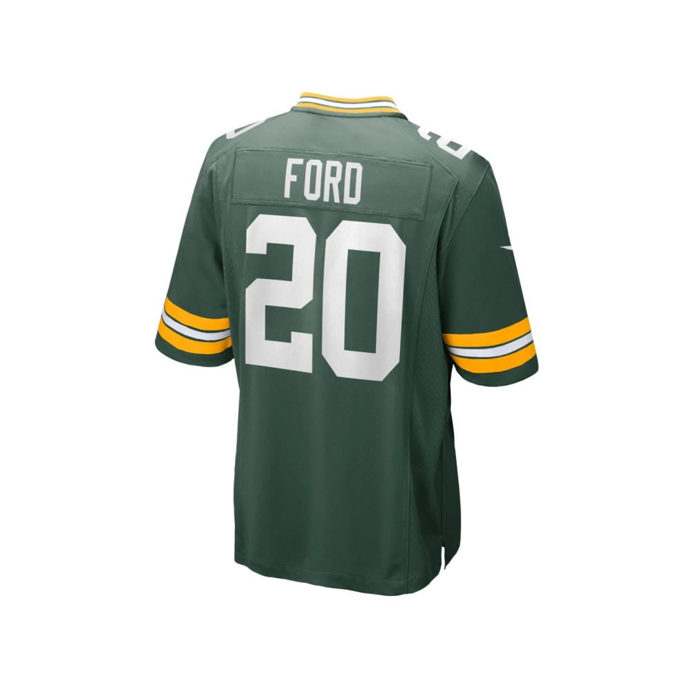 Mens Green Bay Packers Rudy Ford Green Game Player Jersey