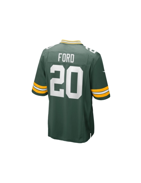 Mens Green Bay Packers Rudy Ford Green Game Player Jersey