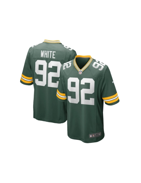 Mens Green Bay Packers Reggie White Green Retired Player Game Jersey