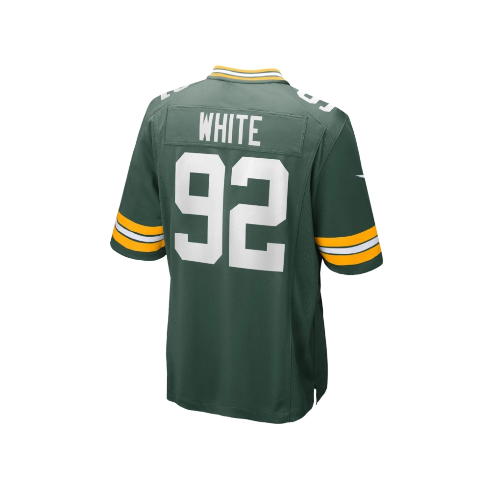 Mens Green Bay Packers Reggie White Green Retired Player Game Jersey