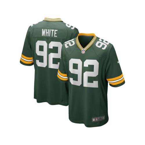 Mens Green Bay Packers Reggie White Green Game Retired Player Jersey
