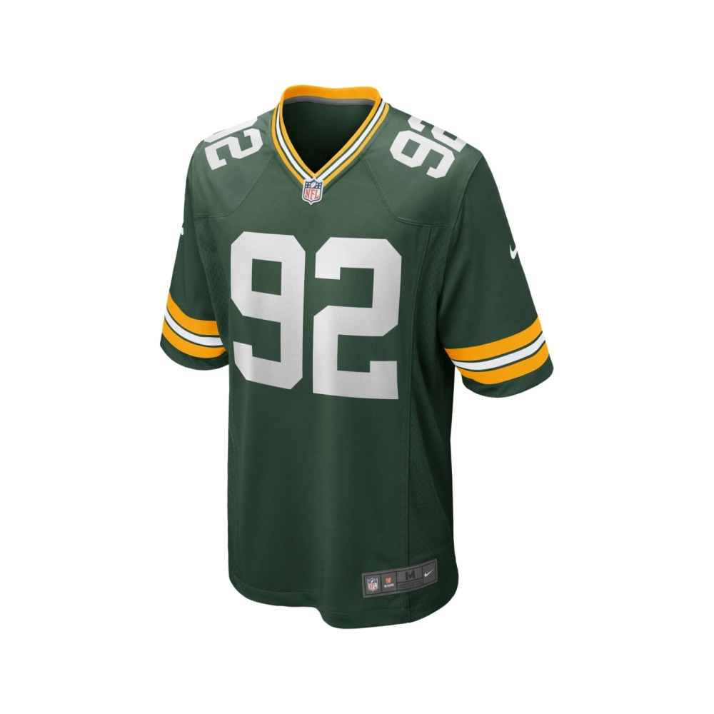Mens Green Bay Packers Reggie White Green Game Retired Player Jersey