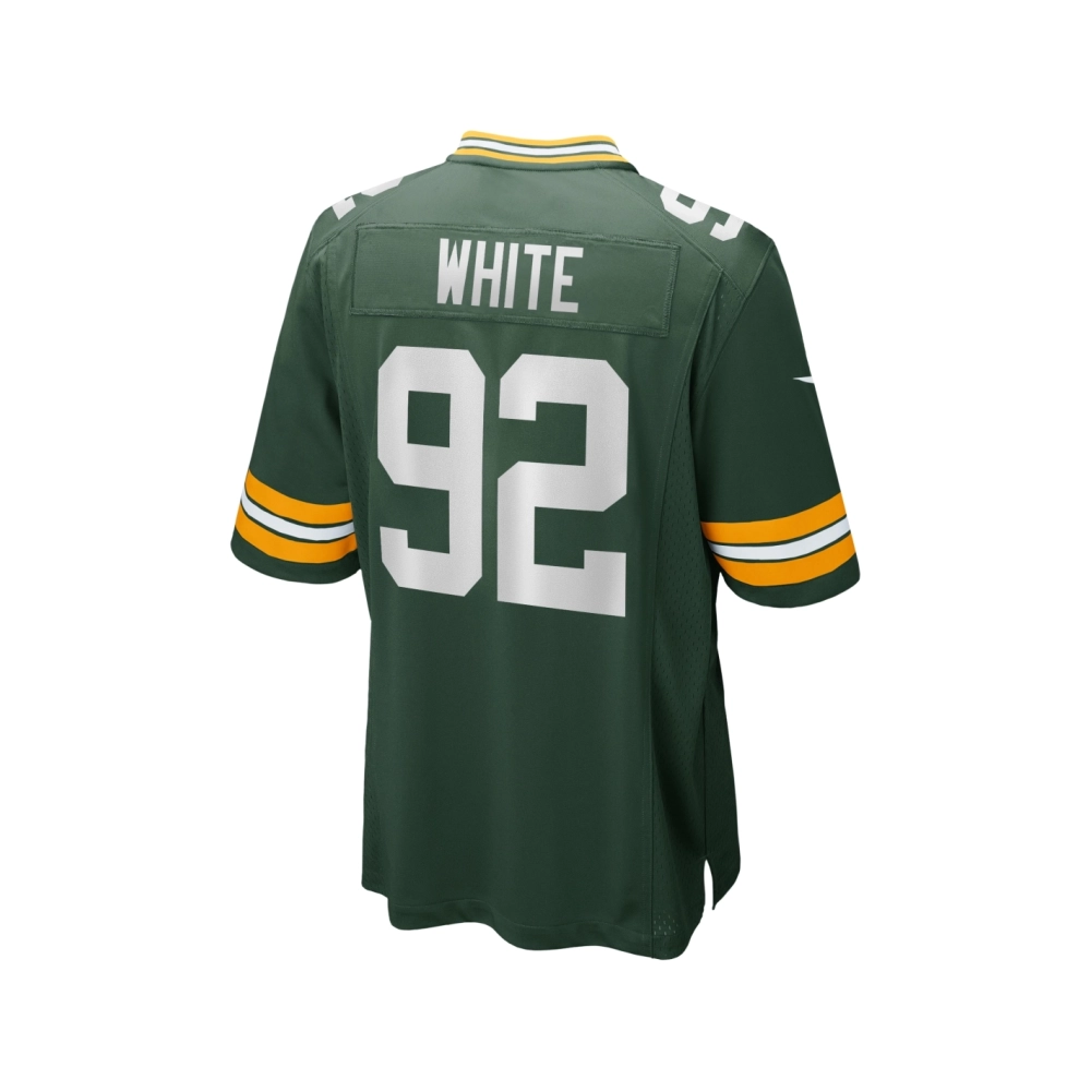Mens Green Bay Packers Reggie White Green Game Retired Player Jersey