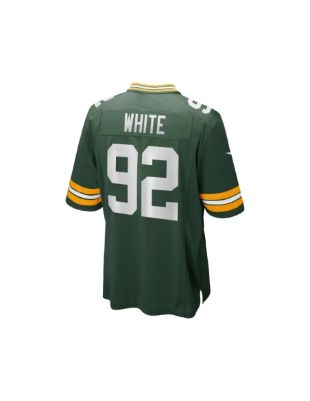Mens Green Bay Packers Reggie White Green Game Retired Player Jersey