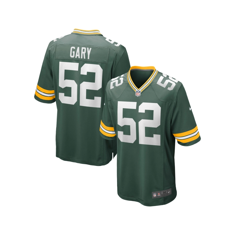 Mens Green Bay Packers Rashan Gary Green Game Jersey