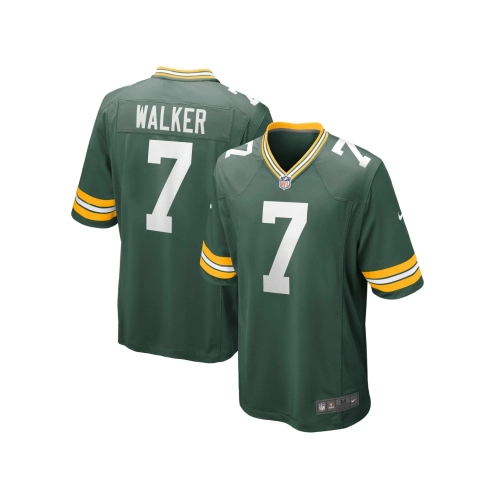 Mens Green Bay Packers Quay Walker Green Player Game Jersey