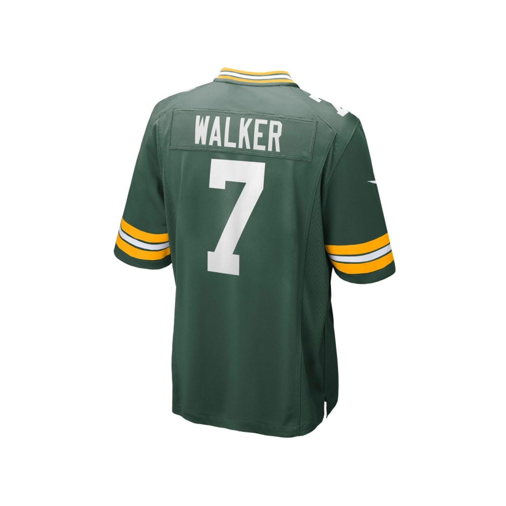 Mens Green Bay Packers Quay Walker Green Player Game Jersey