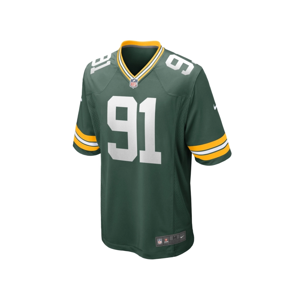 Mens Green Bay Packers Preston Smith Green Game Team Jersey
