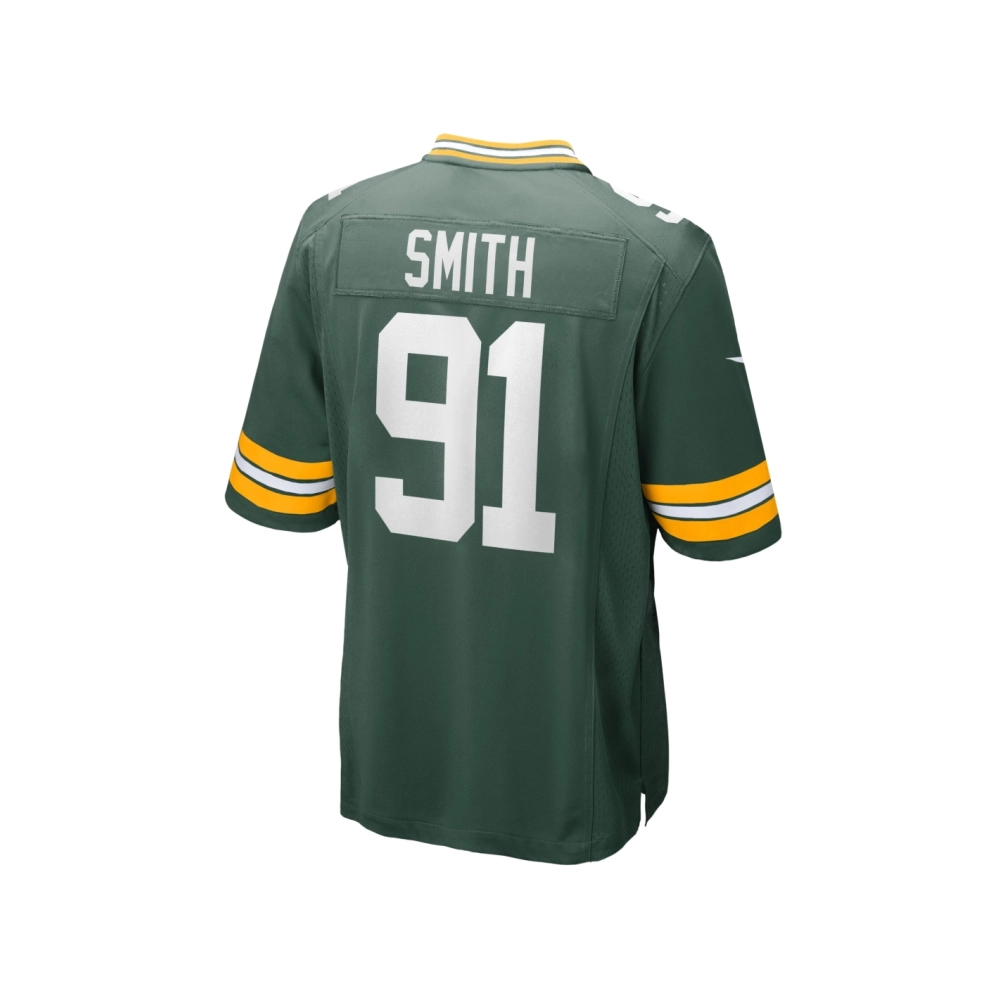 Mens Green Bay Packers Preston Smith Green Game Team Jersey