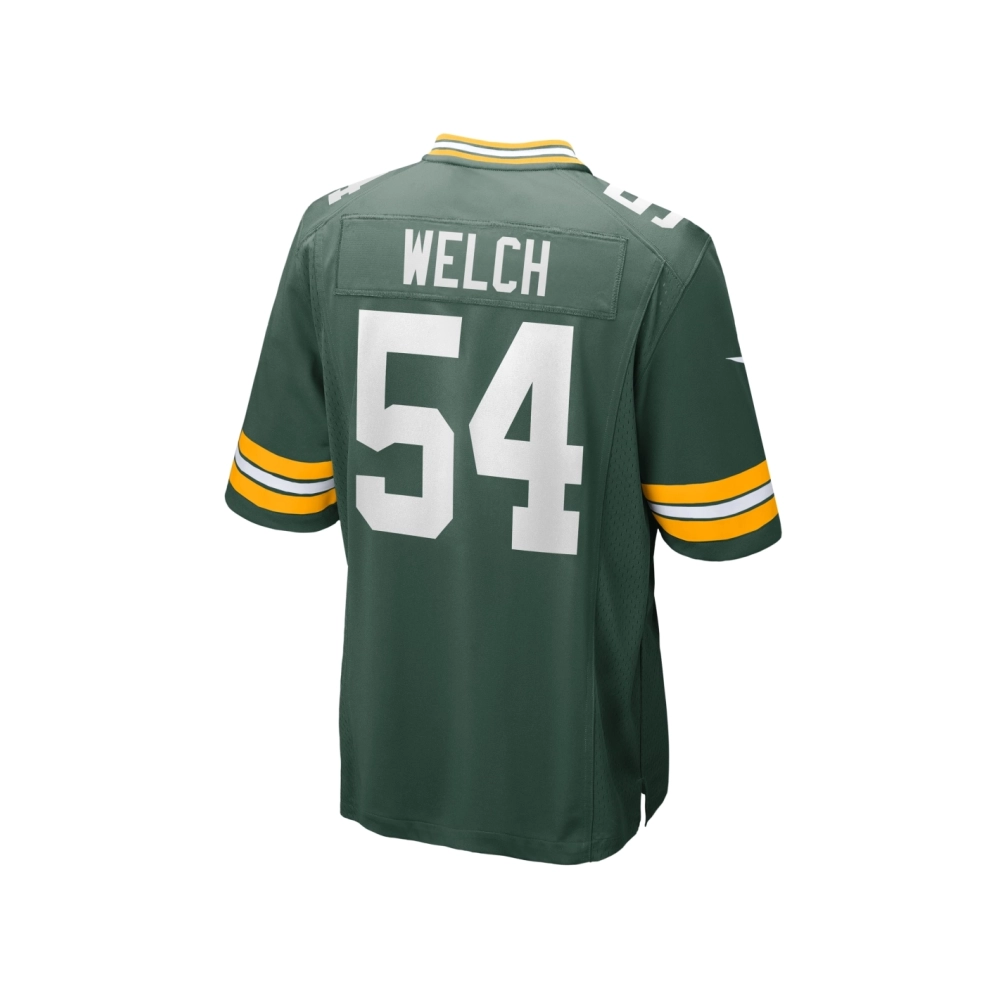 Mens Green Bay Packers Kristian Welch Green Team Game Jersey