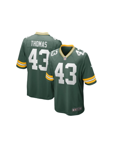 Mens Green Bay Packers Kiondre Thomas Green Game Player Jersey