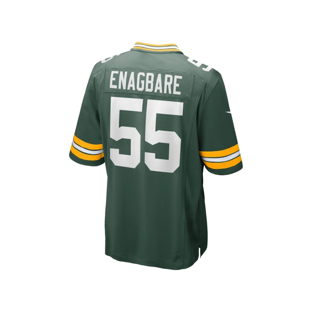 Mens Green Bay Packers Kingsley Enagbare Green Game Player Jersey