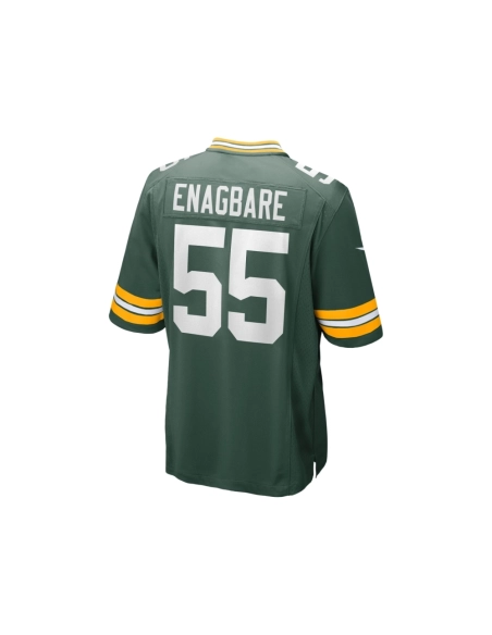 Mens Green Bay Packers Kingsley Enagbare Green Game Player Jersey