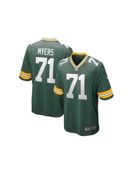 Mens Green Bay Packers Josh Myers Green Game Jersey