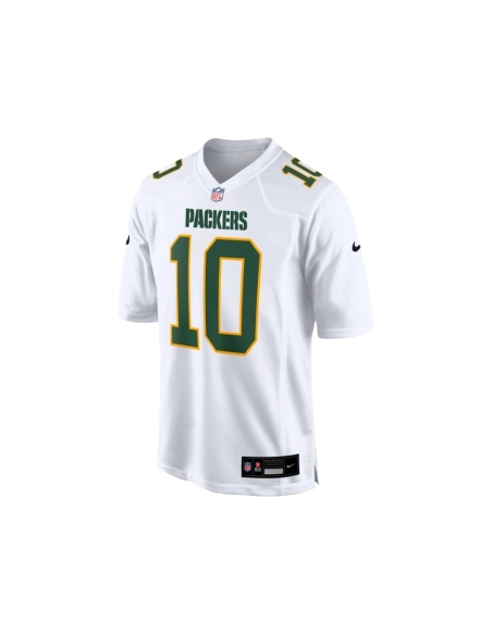 Mens Green Bay Packers Jordan Love White Fashion Game Jersey