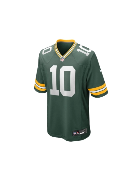 Mens Green Bay Packers Jordan Love Green Player Game Jersey