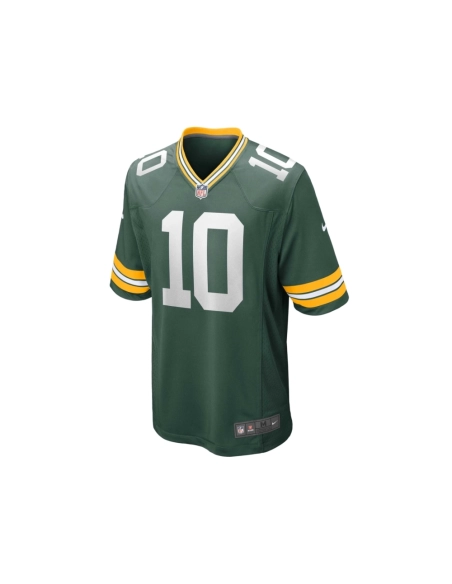 Mens Green Bay Packers Jordan Love Green Game Jersey