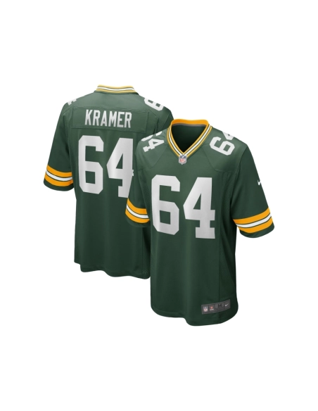 Mens Green Bay Packers Jerry Kramer Green Game Retired Player Jersey