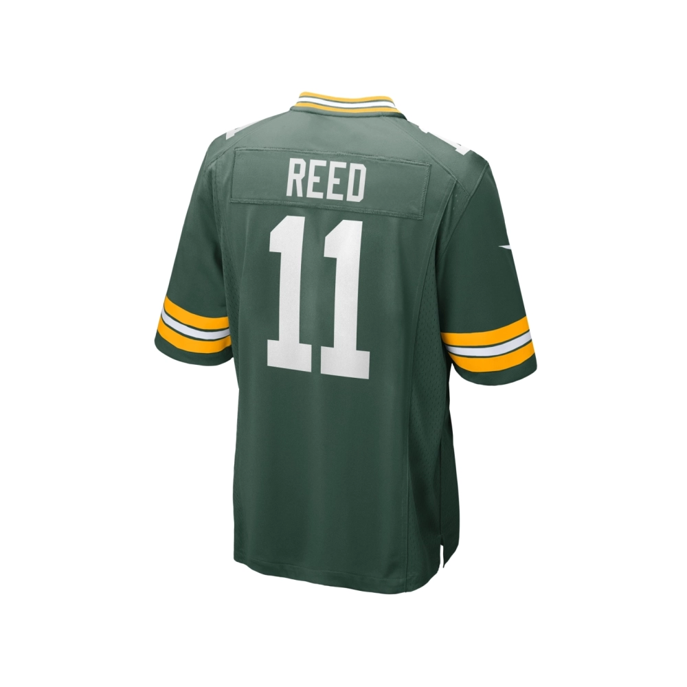 Mens Green Bay Packers Jayden Reed Green Game Jersey