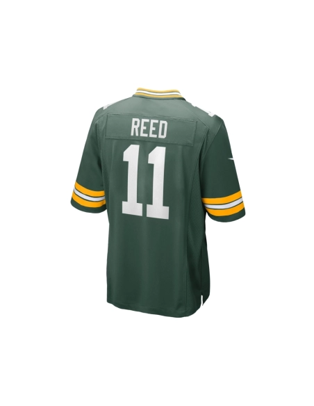 Mens Green Bay Packers Jayden Reed Green Game Jersey