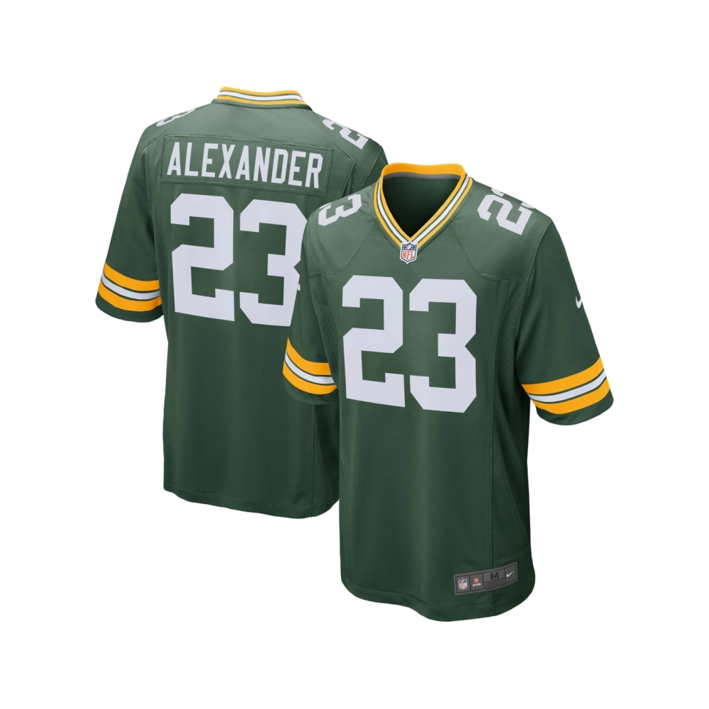 Mens Green Bay Packers Jaire Alexander Green Game Jersey