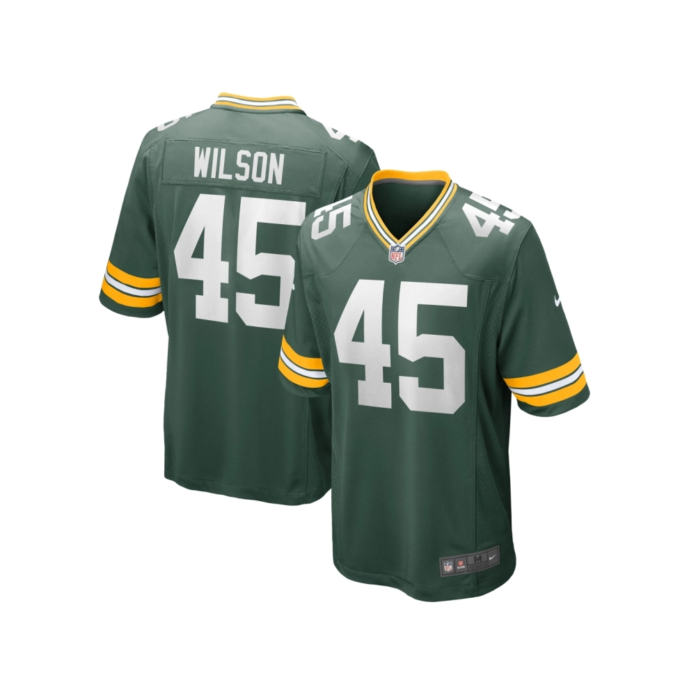 Mens Green Bay Packers Eric Wilson Green Home Game Player Jersey