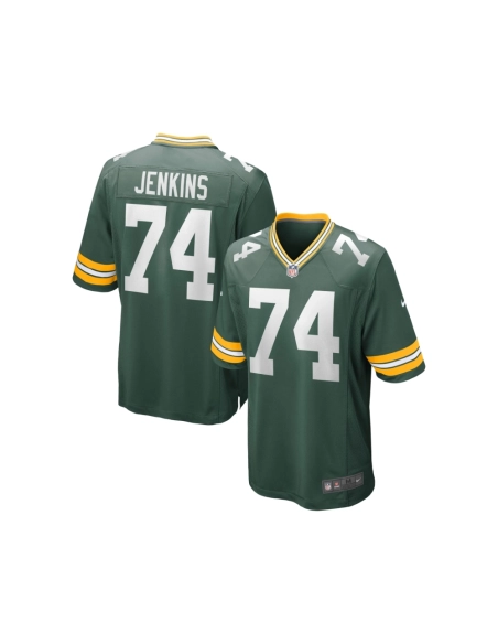 Mens Green Bay Packers Elgton Jenkins Green Game Jersey