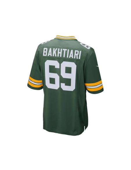 Mens Green Bay Packers David Bakhtiari Green Game Player Jersey
