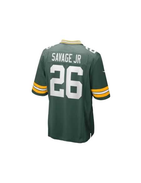 Mens Green Bay Packers Darnell Savage Jr. Green Game Team Jersey