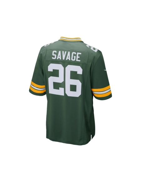 Mens Green Bay Packers Darnell Savage Green Game Jersey