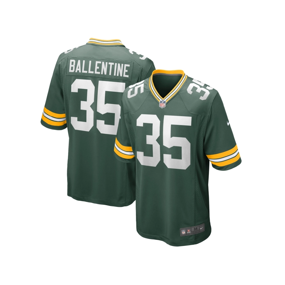 Mens Green Bay Packers Corey Ballentine Green Home Game Player Jersey