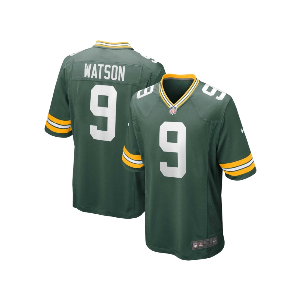 Mens Green Bay Packers Christian Watson Green Game Jersey