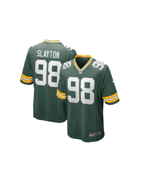 Mens Green Bay Packers Chris Slayton Green Game Player Jersey