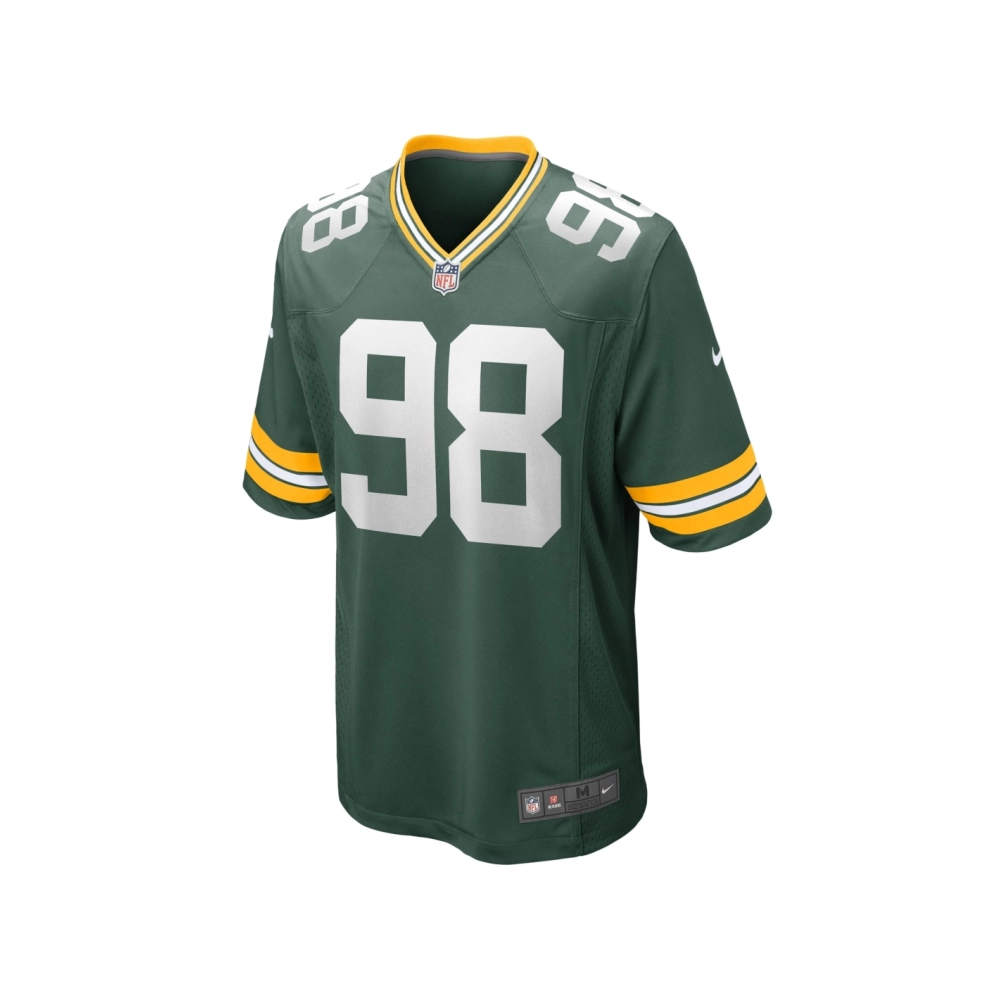 Mens Green Bay Packers Chris Slayton Green Game Player Jersey