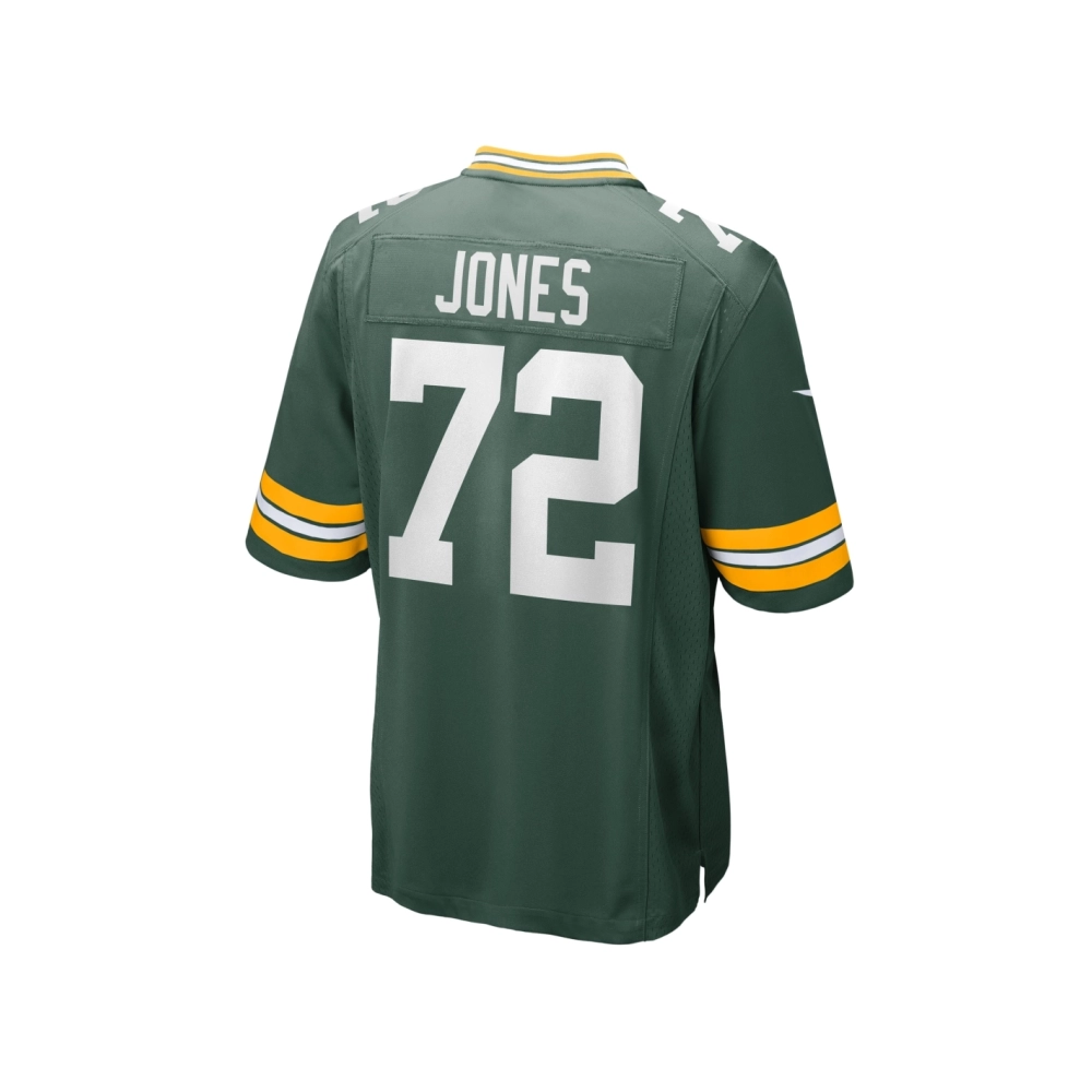 Mens Green Bay Packers Caleb Jones Green Game Player Jersey