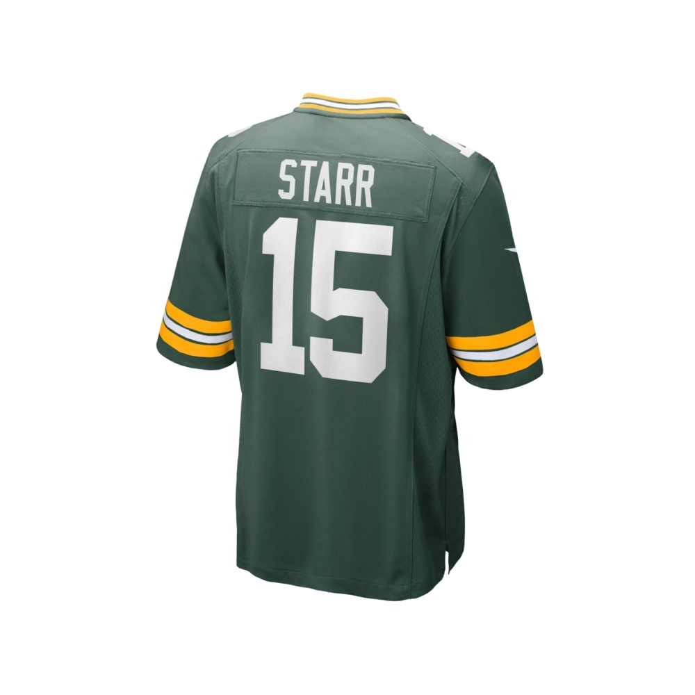 Mens Green Bay Packers Bart Starr Green Retired Player Game Jersey